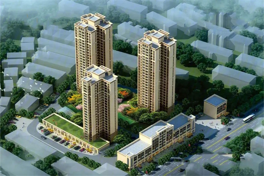 紫金和府项目位于茶陵国土局对面（原肉食大楼）