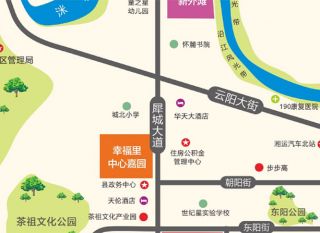 株洲-茶陵县中心嘉园为您提供该项目区位图欣赏