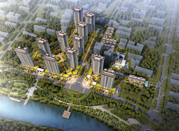 合一福渌江首府项目位于渌口区滨渌大道北侧（梅苑路口至向阳路口）