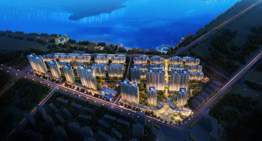 美的梧桐庄园项目位于渌口区漉浦大道与南洲大道交汇处