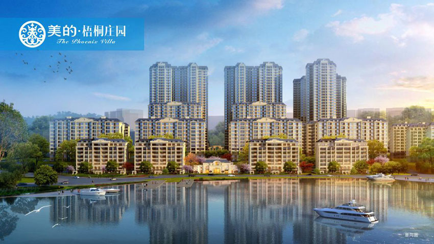 美的梧桐庄园项目位于渌口区漉浦大道与南洲大道交汇处