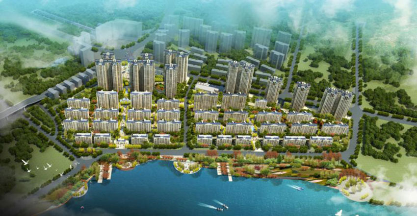 美的梧桐庄园项目位于渌口区漉浦大道与南洲大道交汇处