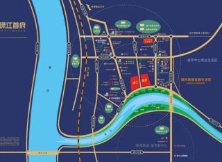 株洲渌口区合一福渌江首府为您提供该项目区位图欣赏