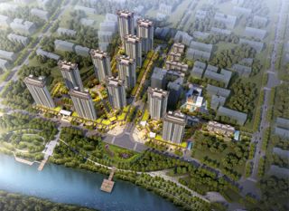 株洲渌口区合一福渌江首府为您提供该项目实景图欣赏