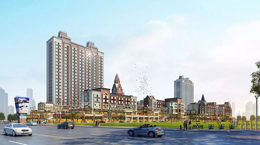 都会中心项目位于渌口区南洲新区南洲大道株洲市驾考中心北