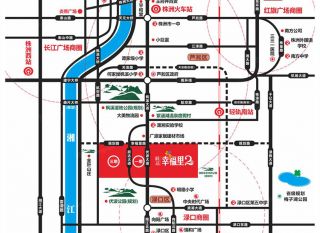 株洲渌口区跃达幸福里为您提供该项目区位图欣赏
