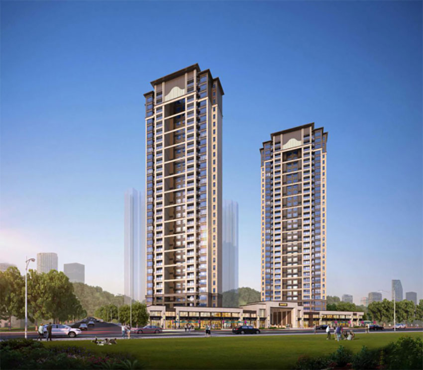 加洲家园项目位于渌口镇伏波大道