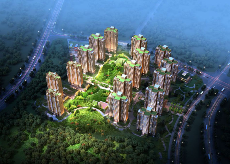 水木十里春风项目位于石峰田心大道与四兴路交汇处