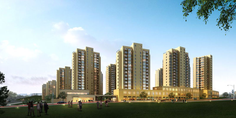 水木十里春风项目位于石峰田心大道与四兴路交汇处