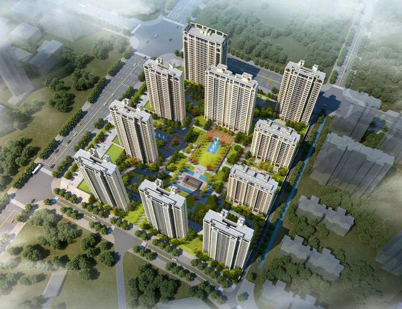 城发翰林府项目位于株洲田林路与中环北路交汇处