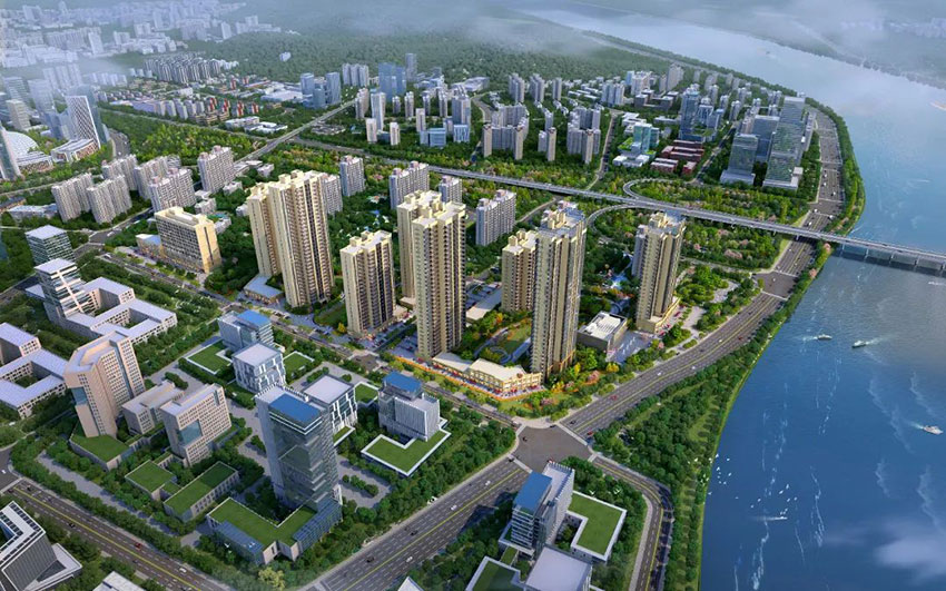 旭辉湘江汇项目位于石峰清霞路16号