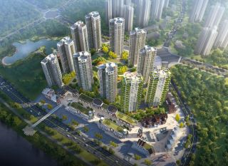 株洲渌口区滨江国际为您提供该项目实景图欣赏