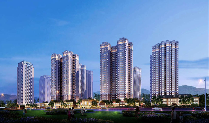 华晨翡翠湾项目位于石峰区天桥街与建设北路交汇处