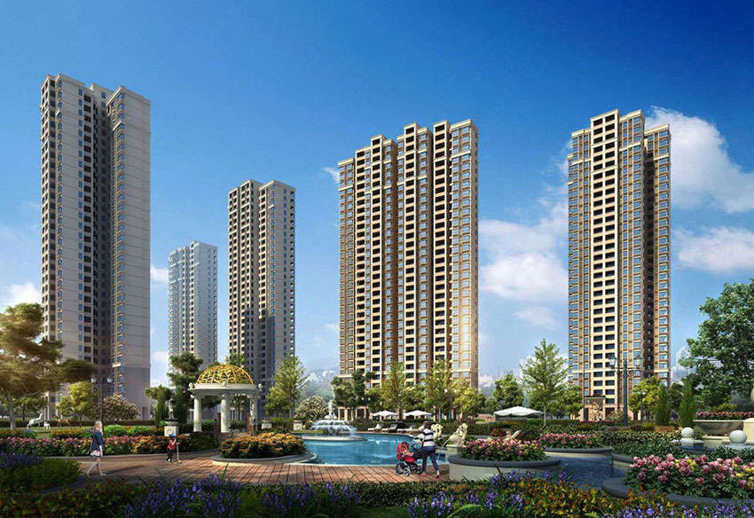 华晨翡翠湾项目位于石峰区天桥街与建设北路交汇处