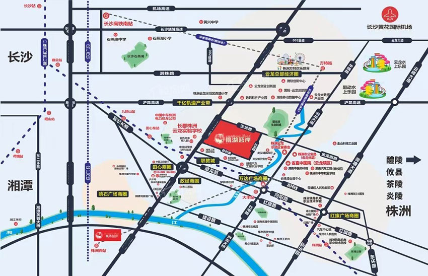 镜湖蓝岸项目位于云龙示范区玉龙路189号