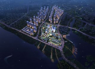 株洲石峰区绿地智慧生态城为您提供该项目效果图欣赏