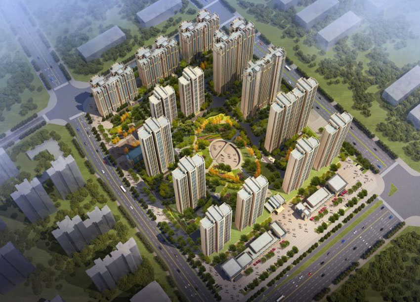 泰山国际项目位于天元泰山西路与湘芸路交汇处