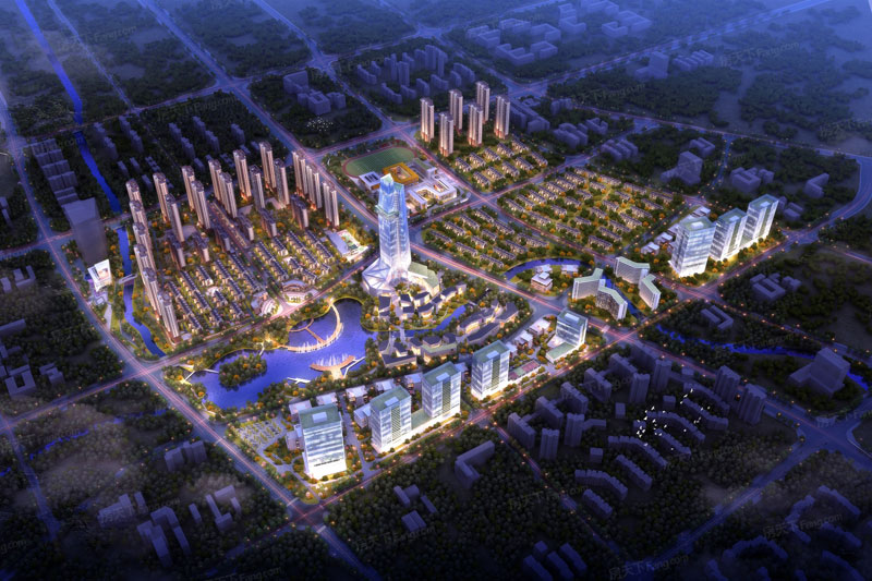 禾田生态智慧城&middot;长一府项目位于天元创业大道与栗雨南路交汇处