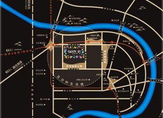 株洲天元区型格U公馆为您提供该项目区位图欣赏