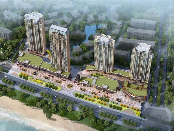 明珠壹号项目位于滨江路与明珠路交汇处