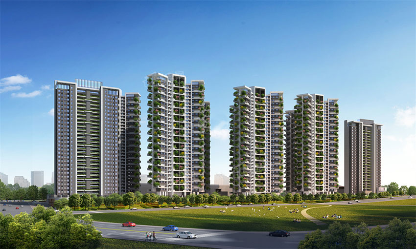 中天麓台项目位于天元炎帝大道市二中附小旁