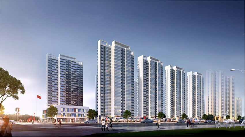 壹号领域二期项目位于天元栗雨湖（高科总部壹号旁）