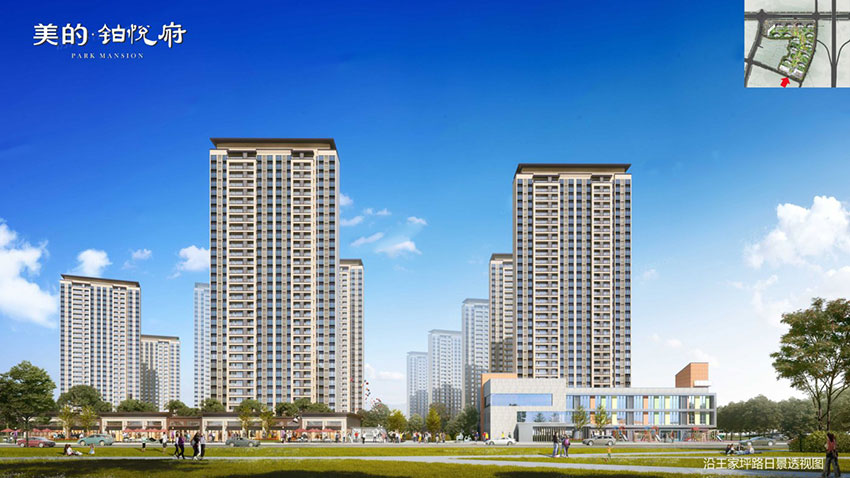 美的铂悦府项目位于天元区泰山西路与栗合路交汇处