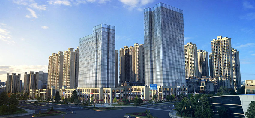 中房天玺湾项目位于天元泰山西路与栗雨东路交汇处