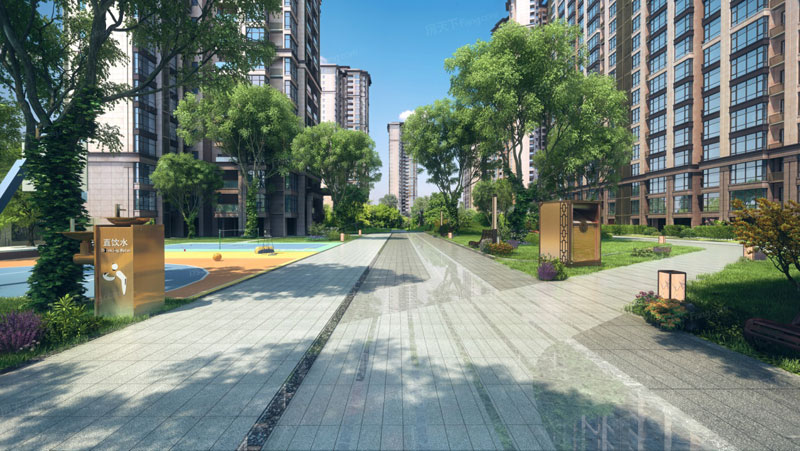 津桥华府项目位于天元炎帝大道与栗合路交汇处（二中附小正对面）