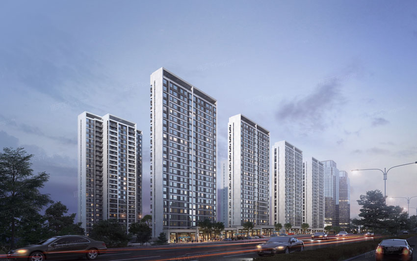 当代高科上品项目位于株洲市天元区隆兴路与佳兆业路交汇处