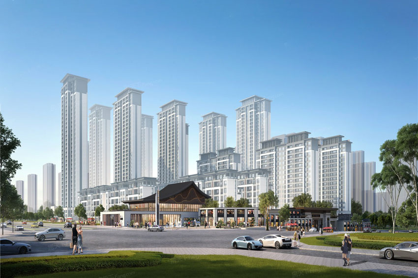 悦东方项目位于天元株洲市天元区湘山路与凿石路交汇处（雅礼学校北）