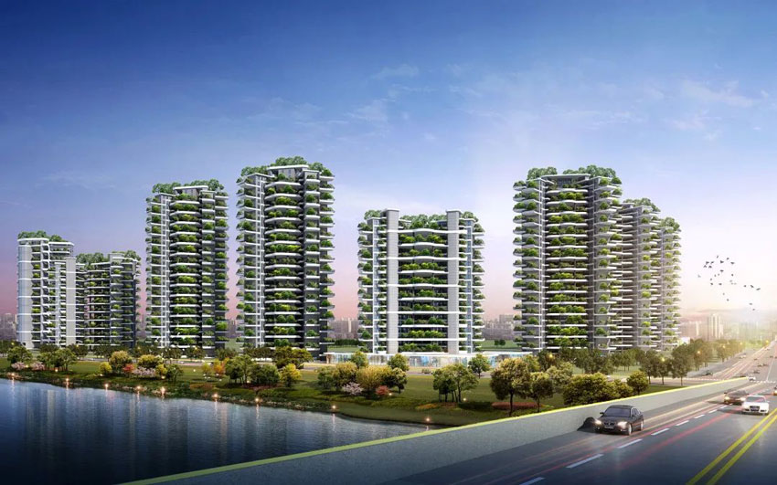 第四代住房未来社区项目位于天元珠江北路与新东路交汇处