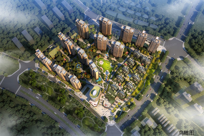 壹品熙园项目位于天元衡山路与栗雨路交汇路口