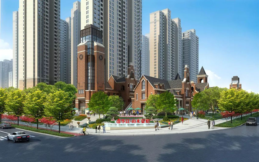 山水豪庭项目位于天元区泰山西路与栗合路交汇处