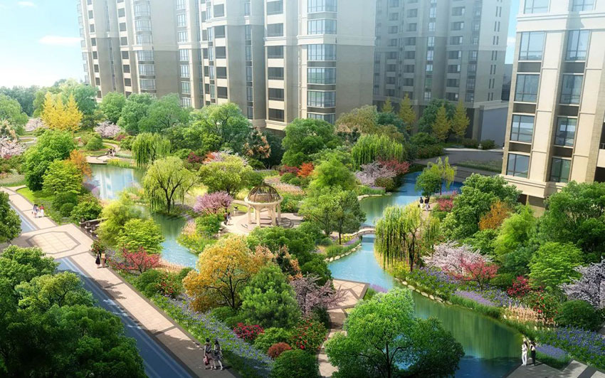 山水豪庭项目位于天元区泰山西路与栗合路交汇处