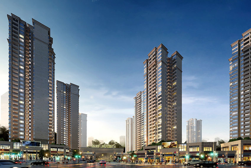 东部美的城公园里项目位于荷塘株洲市荷塘区新塘路与芙蓉路交汇处