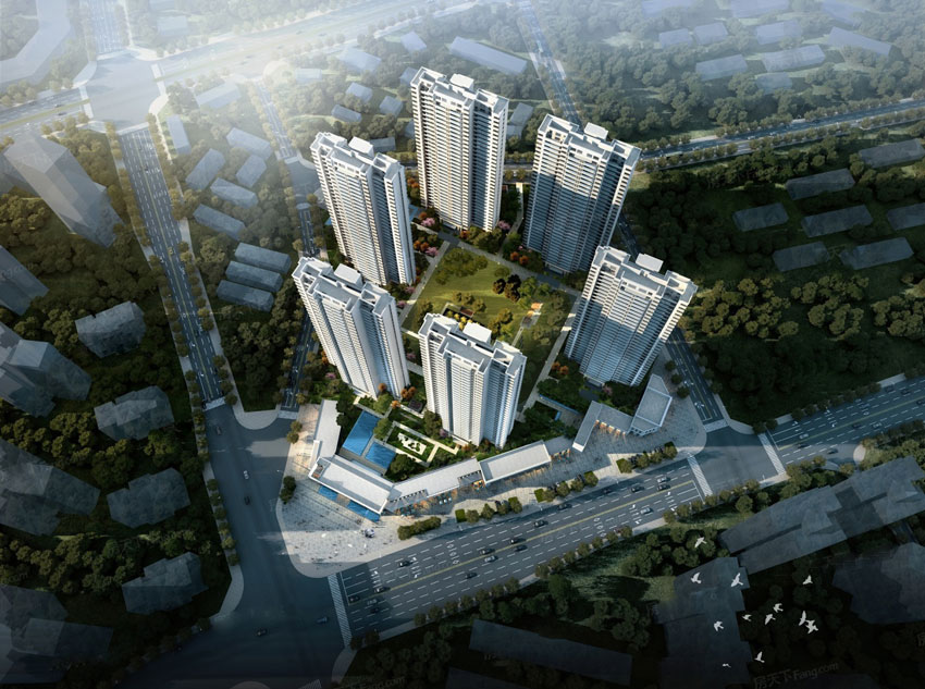 亿都随园项目位于株洲市荷塘区玫瑰路168号