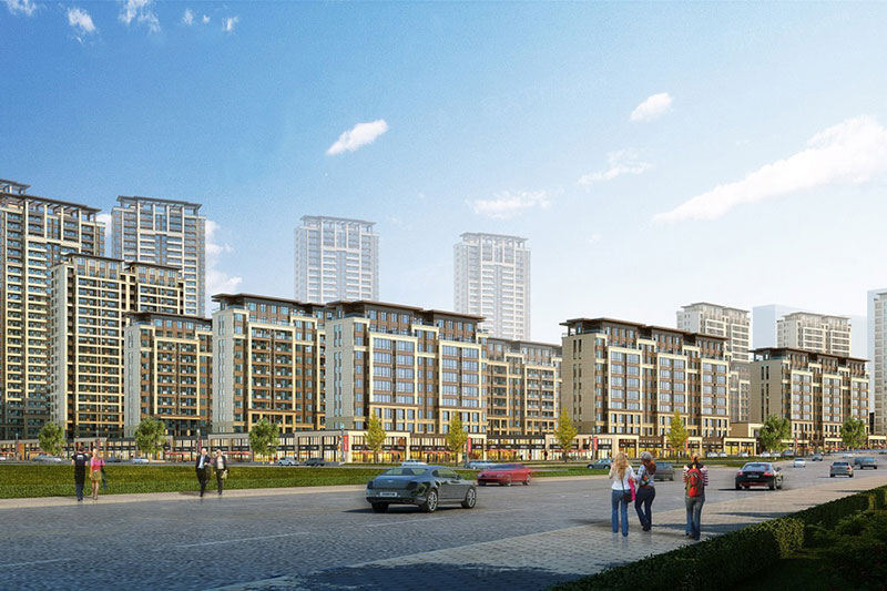 建宁檀府项目位于荷塘建宁港路与映日路交汇处（金山街道办事处对面）