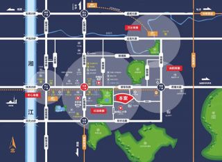 株洲荷塘区公园1987为您提供该项目区位图欣赏