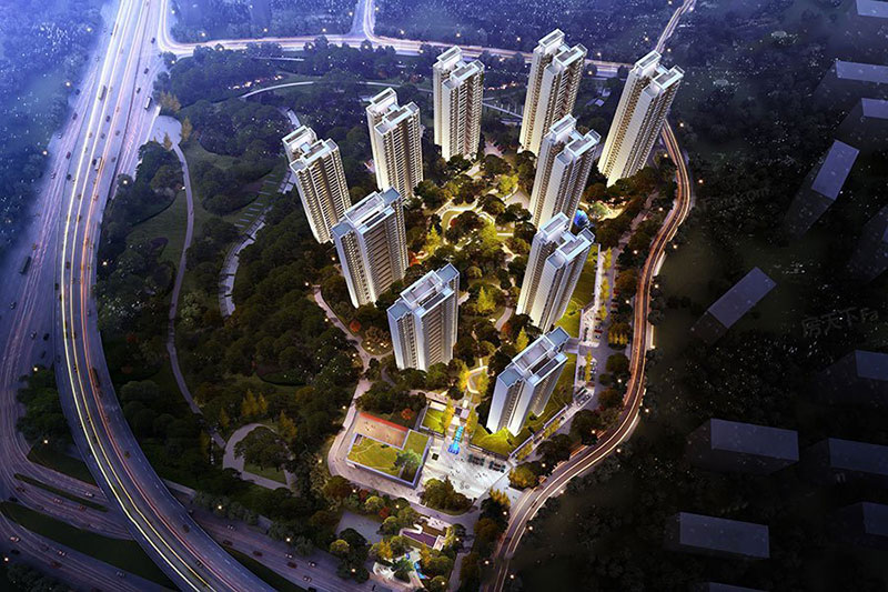 美的紫云台项目位于荷塘新华东路与东环北路交汇处