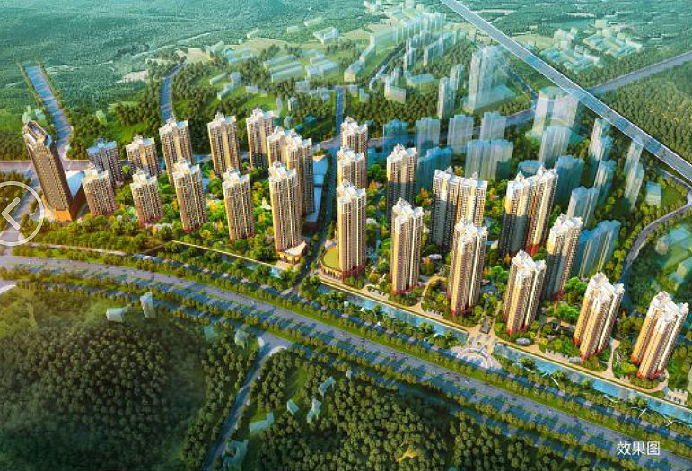 荷塘观邸项目位于荷塘红旗广场往南800米(320国道与东环路交汇处)