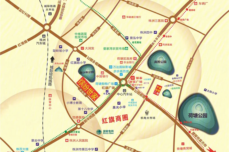 缤纷世家4期项目位于荷塘区水仙路168号