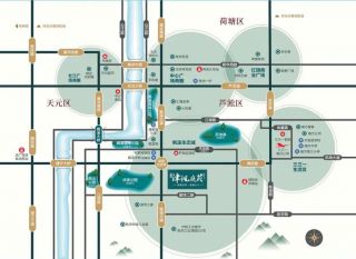株洲芦淞区津枫庭苑为您提供该项目区位图欣赏