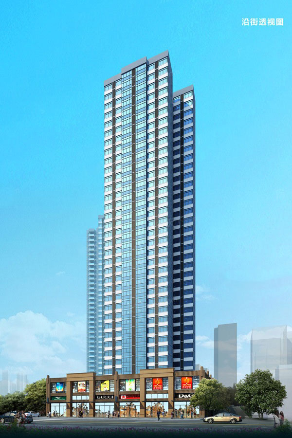 宝江南城首座项目位于芦淞芦淞路110号（曼哈顿商业广场斜对面）