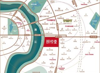 株洲芦淞区朗悦台为您提供该项目区位图欣赏