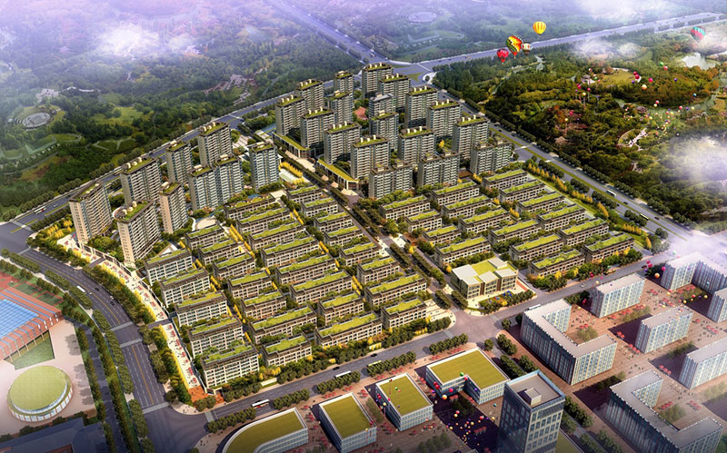 未名1898项目位于芦淞机场大道与千亿大道交汇处西南角