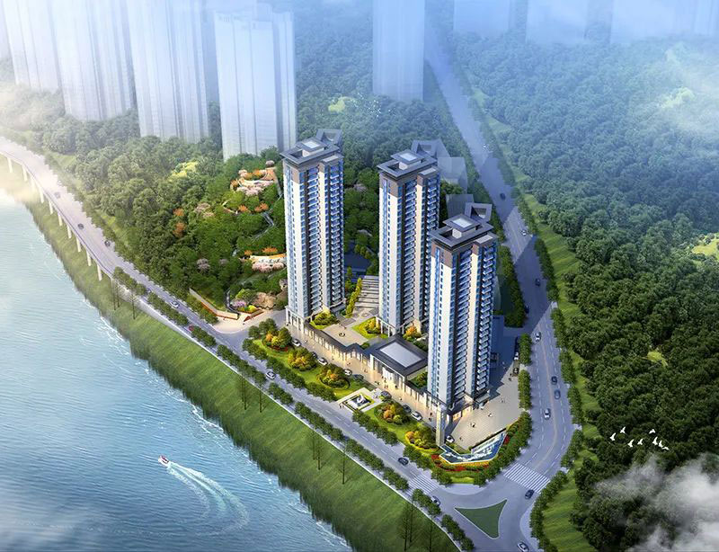 星河湾项目位于芦淞区沿江南路