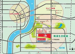 株洲芦淞区枫溪学府为您提供该项目区位图欣赏