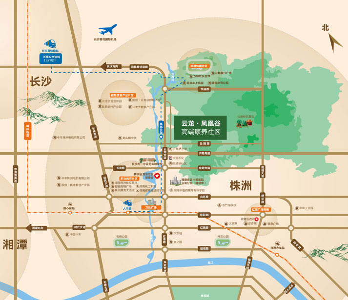 云龙凤凰谷项目位于云龙示范区云龙大道中段三搭桥小学旁