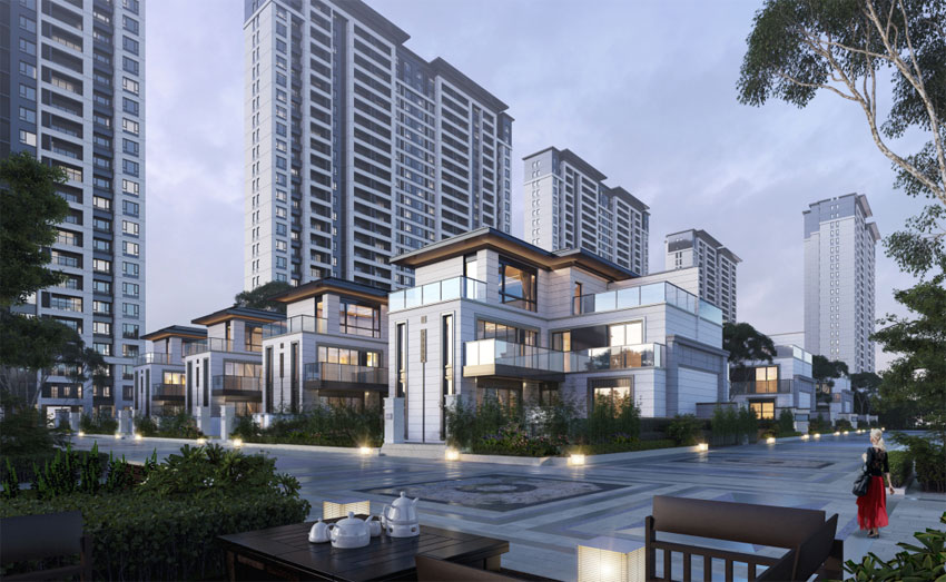 湘阴大院项目位于湘阴县芙蓉北路县政府北